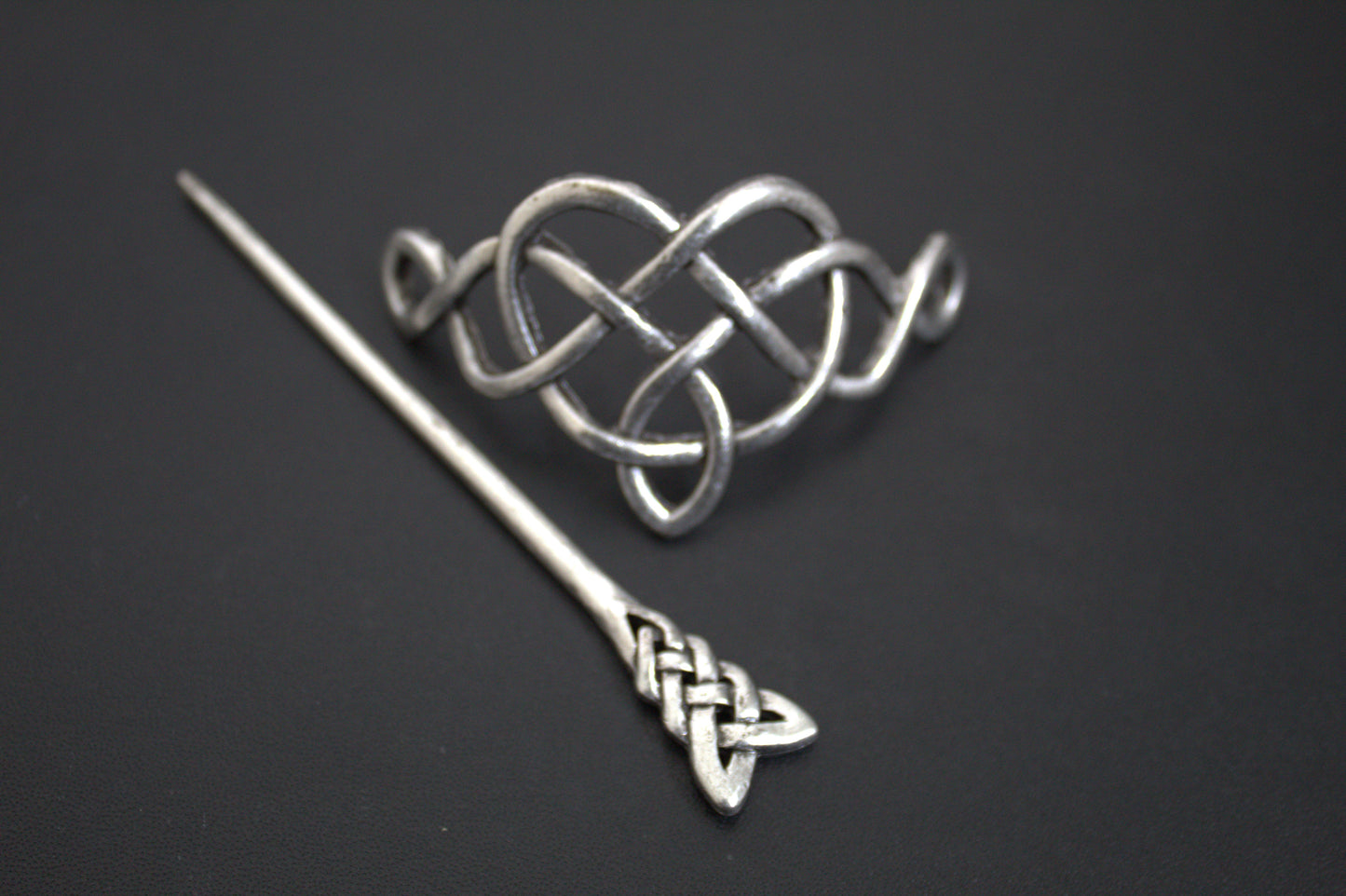 Soulmate Celtic Viking Hairpin Clip - Viking Designed Hairpin For Women - Medieval Cosplay Hair Accessories Pin Clip For Women And Girls