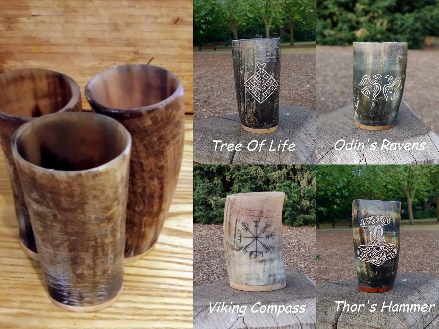 Ox Horn Mug - Medieval Horn Cups, Viking Mug Beer Cups Ale Beer Wine Tankard Size 5-6" - Lazzy Panda