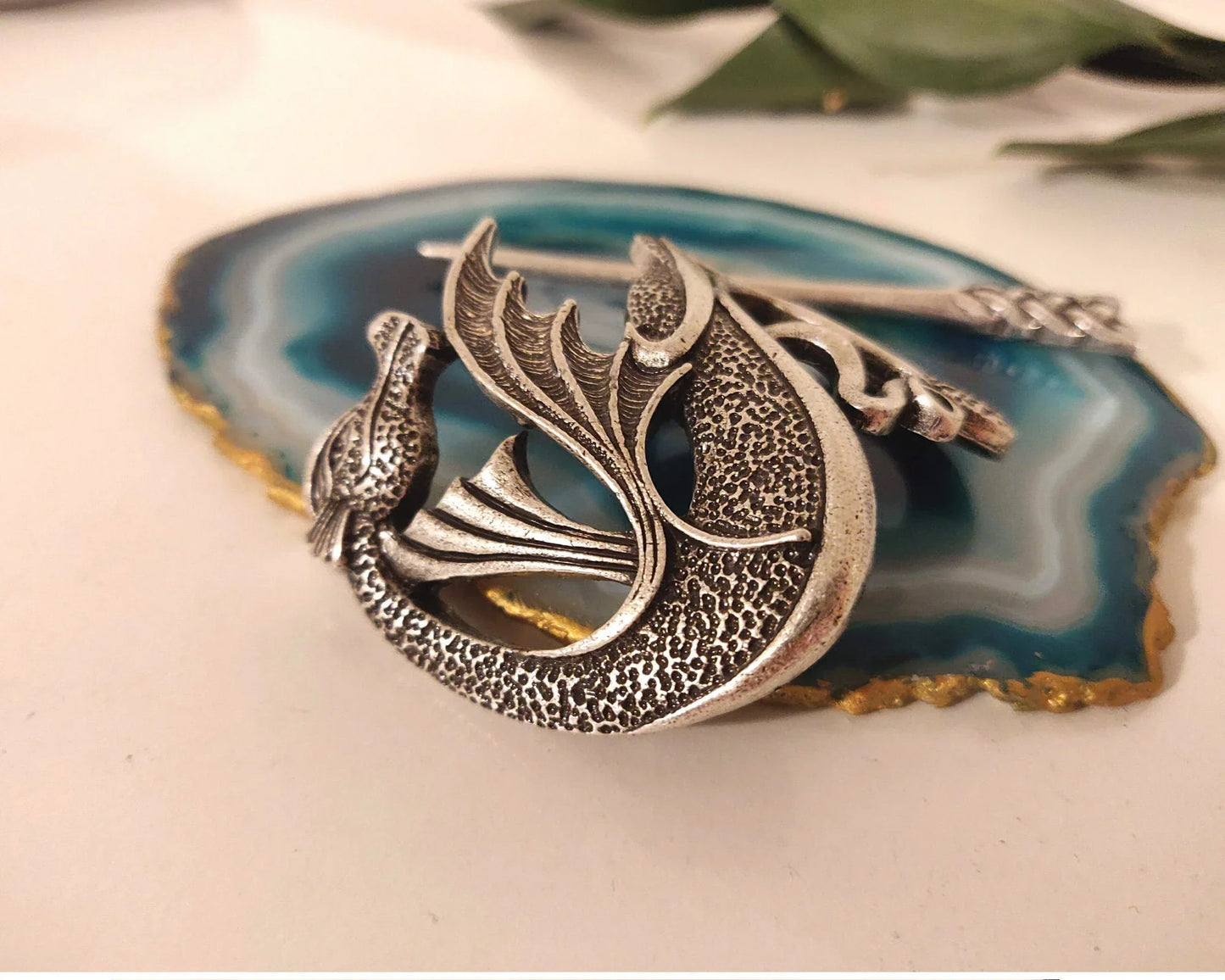 Viking Hair Pin Clip For Women - Dragon Made Stick Cosplay Roleplay Women Hair Accessories Medieval Cosplay Gift - Lazzy Panda