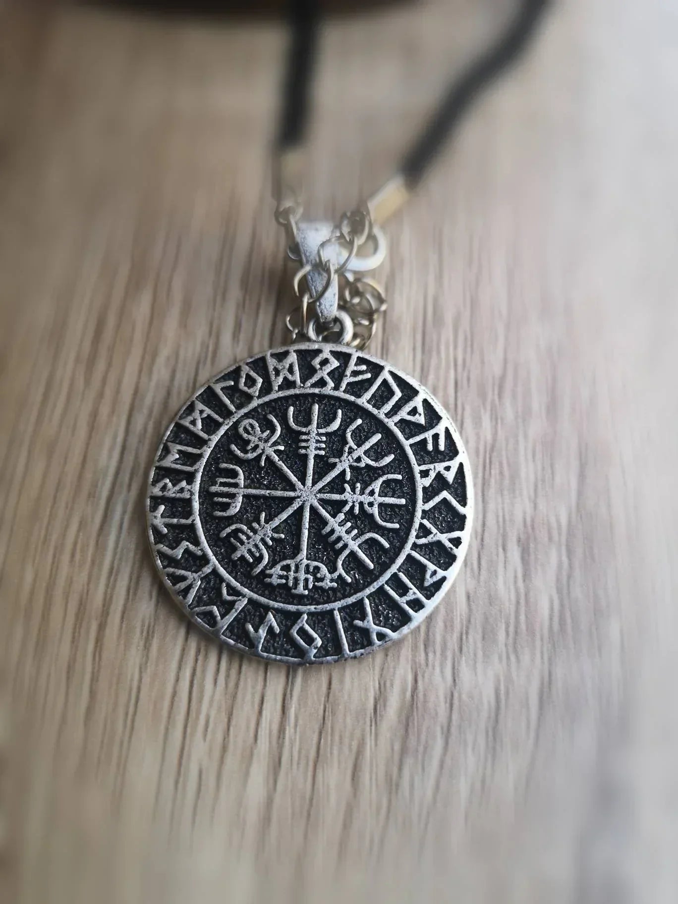 Viking Pendant Necklace For Women Norse Symbol Necklace - Medieval Circle Pendant Necklace Jewelry For Women Medieval Jewelry Gift - Lazzy Panda