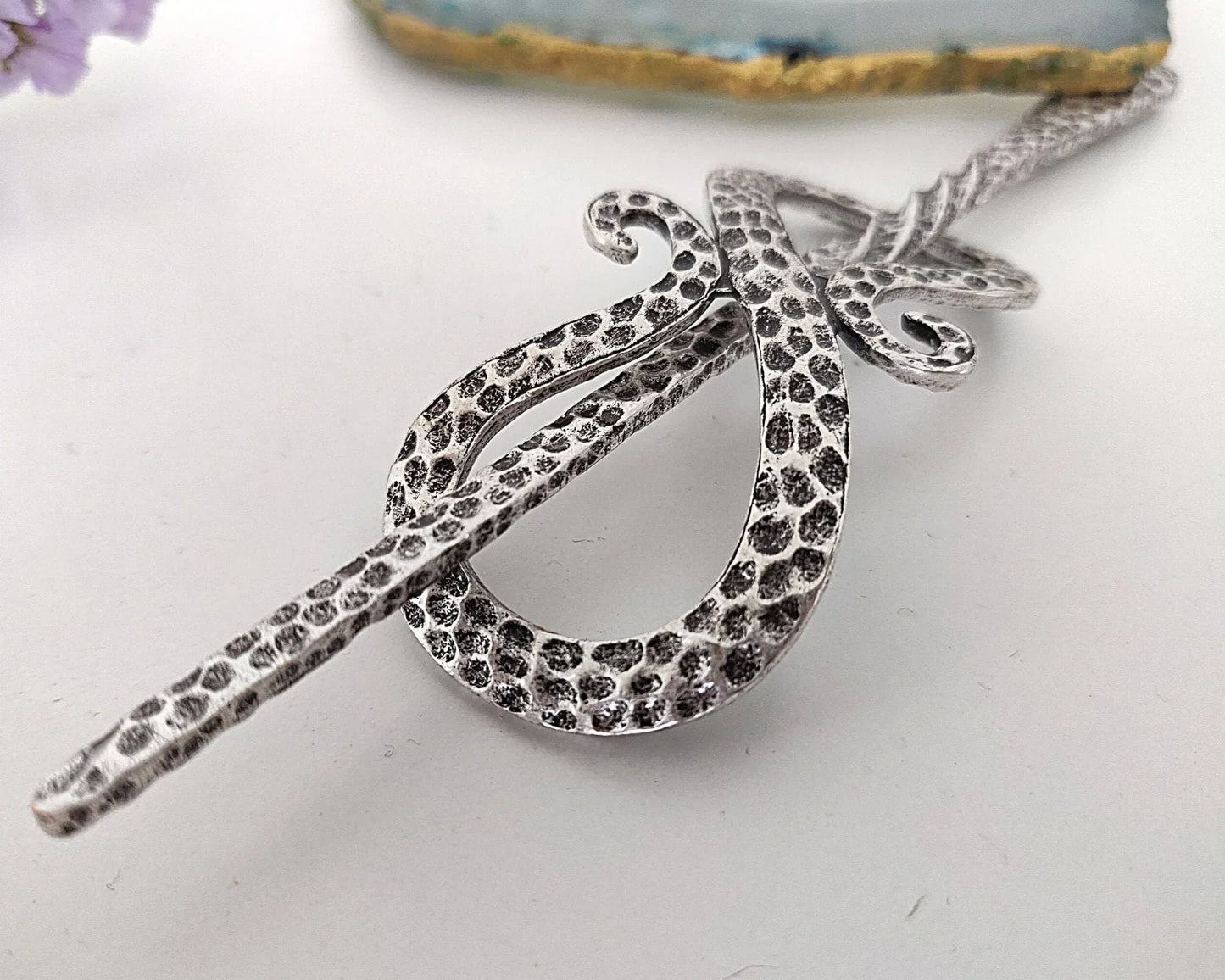 Medieval Viking Women Hairpin Accessories - Infinity Designed Viking Styled Celtic Soulmate Knot Hair Pin For Women - Lazzy Panda