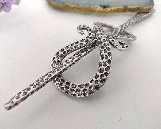 Medieval Viking Women Hairpin Accessories - Infinity Designed Viking Styled Celtic Soulmate Knot Hair Pin For Women - Lazzy Panda