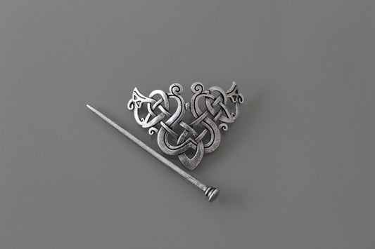 Norse Viking Hairpin Clip For Women - Barrette Celtic Knot Wicca Hairclip Pin Stick For Women - Lazzy Panda