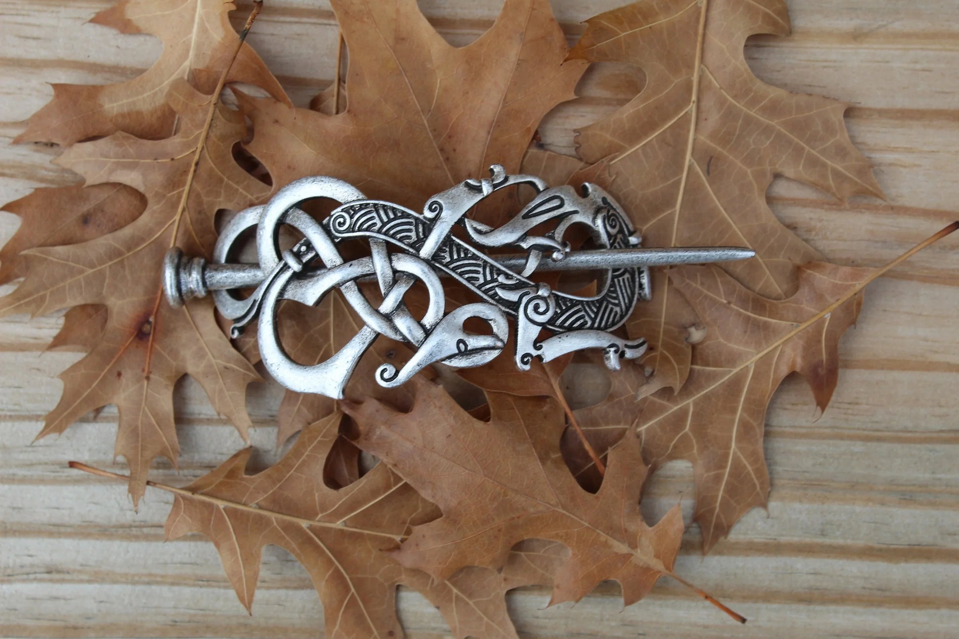 Norse Viking Hairpin Clip - Viking Designed Hairpin For Women - Medieval Cosplay Hair Accessories Pin Clip For Women And Girls - Lazzy Panda