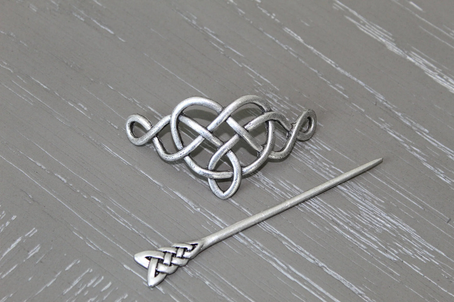 Soulmate Celtic Viking Hairpin Clip - Viking Designed Hairpin For Women - Medieval Cosplay Hair Accessories Pin Clip For Women And Girls - Lazzy Panda