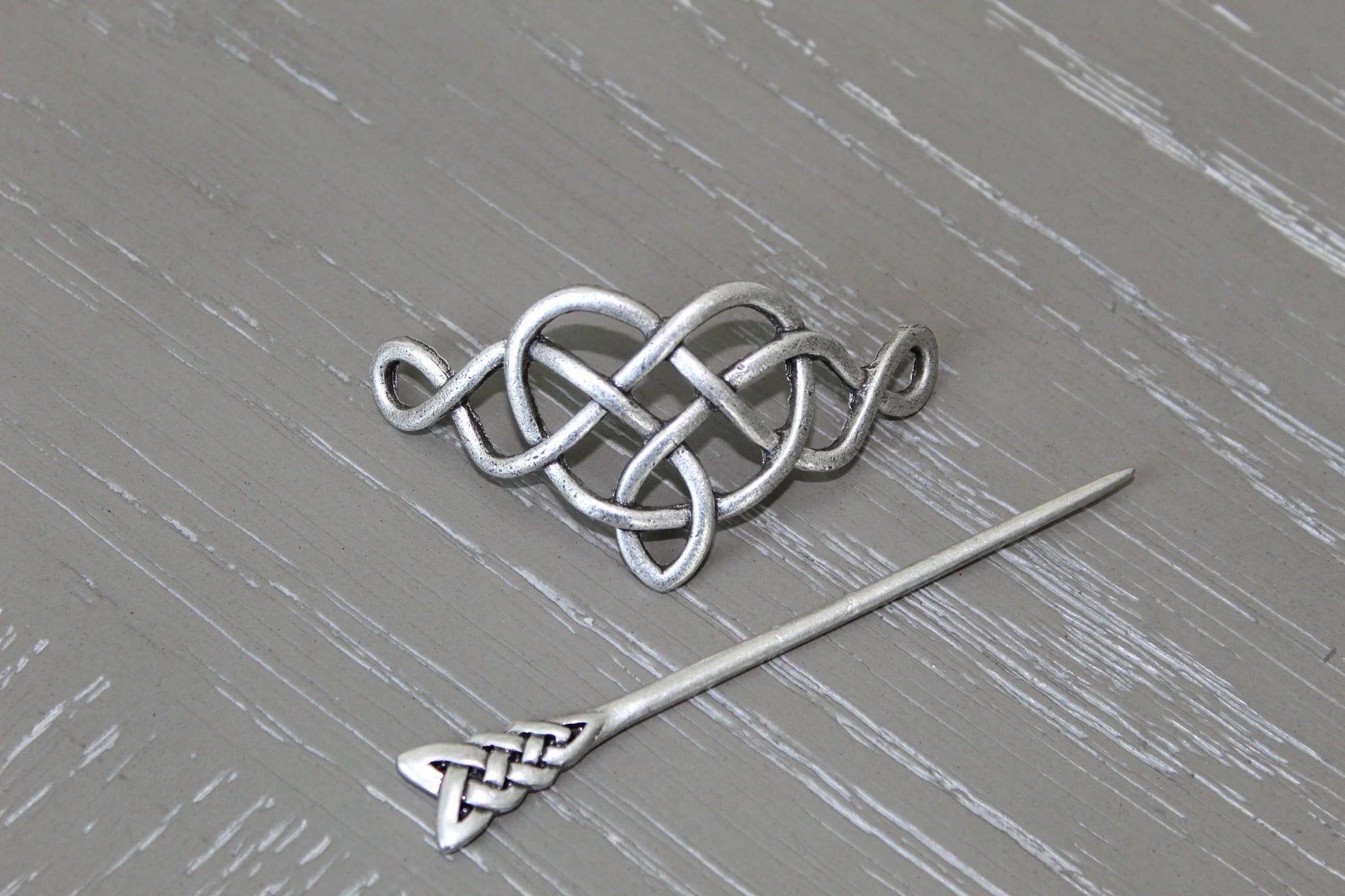 Soulmate Celtic Viking Hairpin Clip - Viking Designed Hairpin For Women - Medieval Cosplay Hair Accessories Pin Clip For Women And Girls - Lazzy Panda