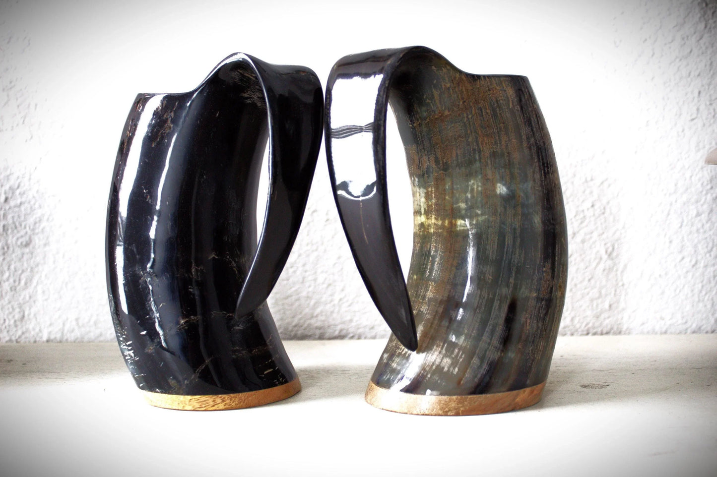 Medieval Viking Horn Mug/Tankard For Drinking - Horn Cup Antique Wedding Viking Beer Mug Cup Valentine Gift - Lazzy Panda