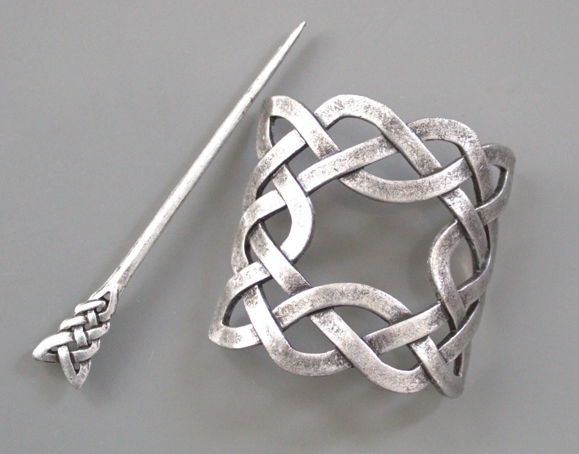 Wicca Celtic Viking Hairpin Clip - Viking Designed Hairpin For Women - Medieval Cosplay Hair Accessories Pin Clip For Women And Girls - Lazzy Panda
