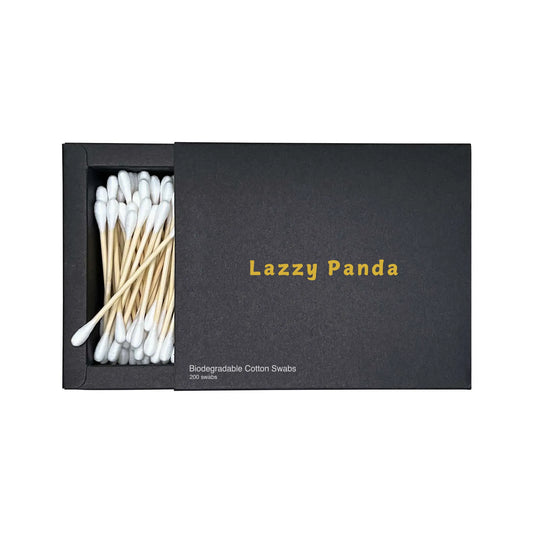 lazzypanda Biodegradable Cotton Swabs