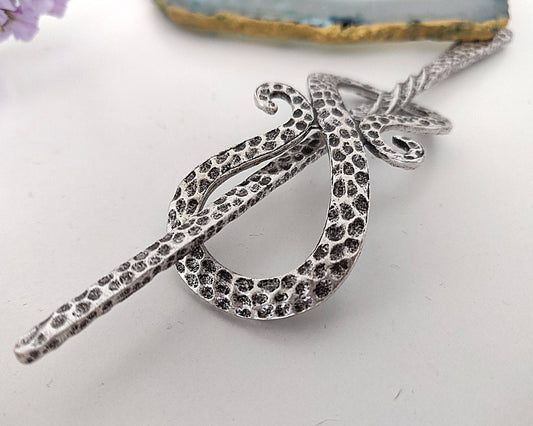Medieval Viking Women Hairpin Accessories - Infinity Designed Viking Styled Celtic Soulmate Knot Hair Pin For Women