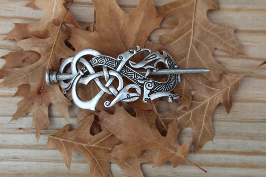 Norse Viking Hairpin Clip - Viking Designed Hairpin For Women -  Medieval Cosplay Hair Accessories Pin Clip For Women And Girls