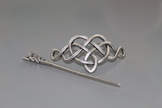 Soulmate Celtic Viking Hairpin Clip - Viking Designed Hairpin For Women - Medieval Cosplay Hair Accessories Pin Clip For Women And Girls